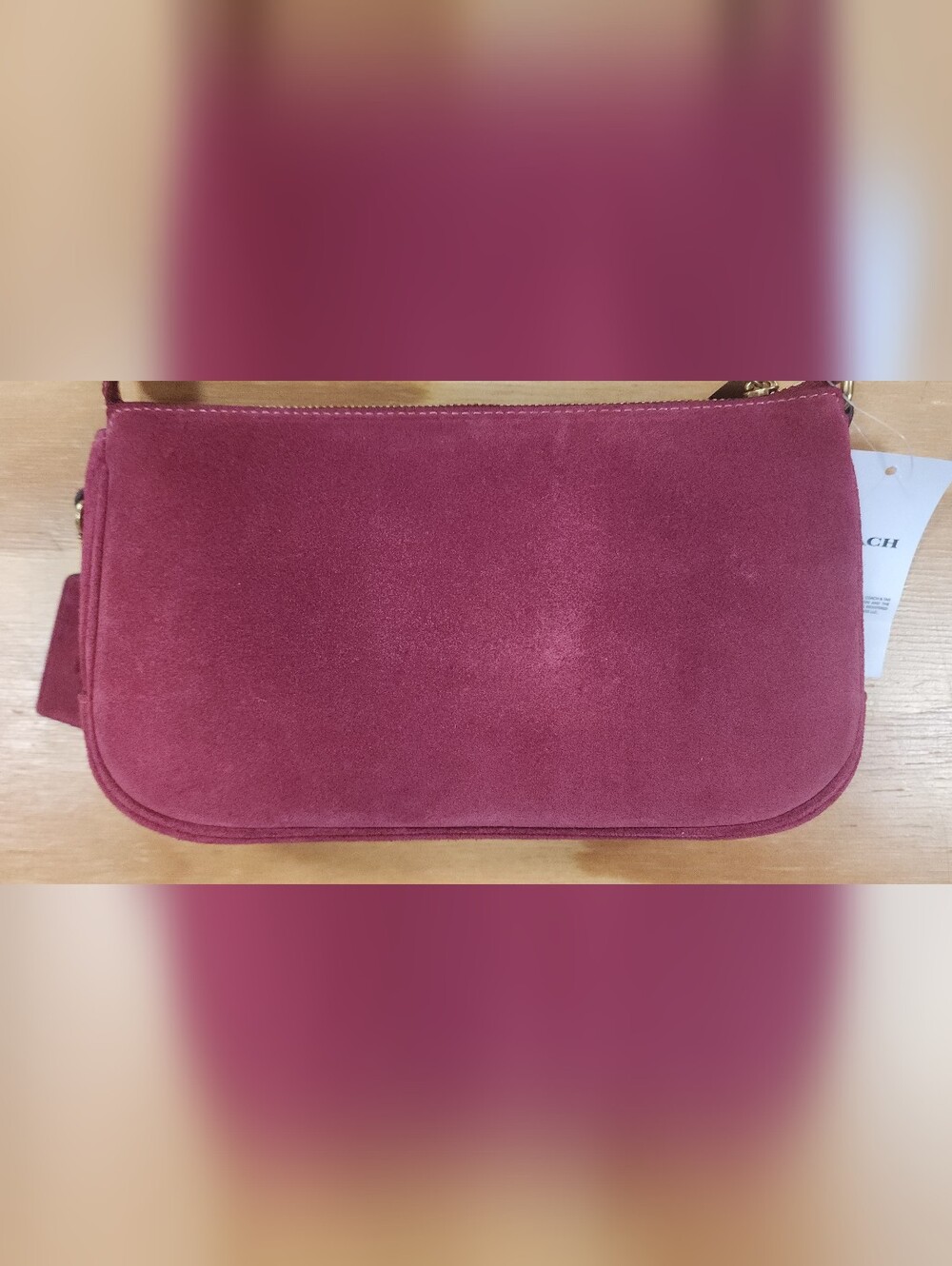 Coach Plaza Bag Dark Fuschia - Picture 9 of 12